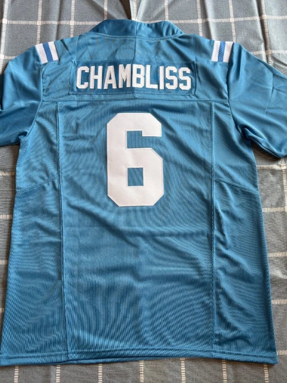 Trinidad Chambliss kids youth Stitched Powder Blue Jersey Vapor